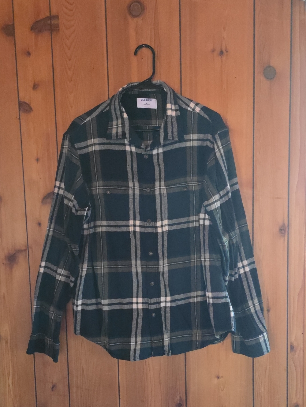 Old Navy Men's Plaid Button-Down Shirt